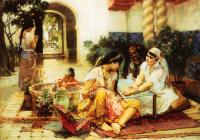 Frederick Arthur Bridgman - In a Village El Biar Algeria